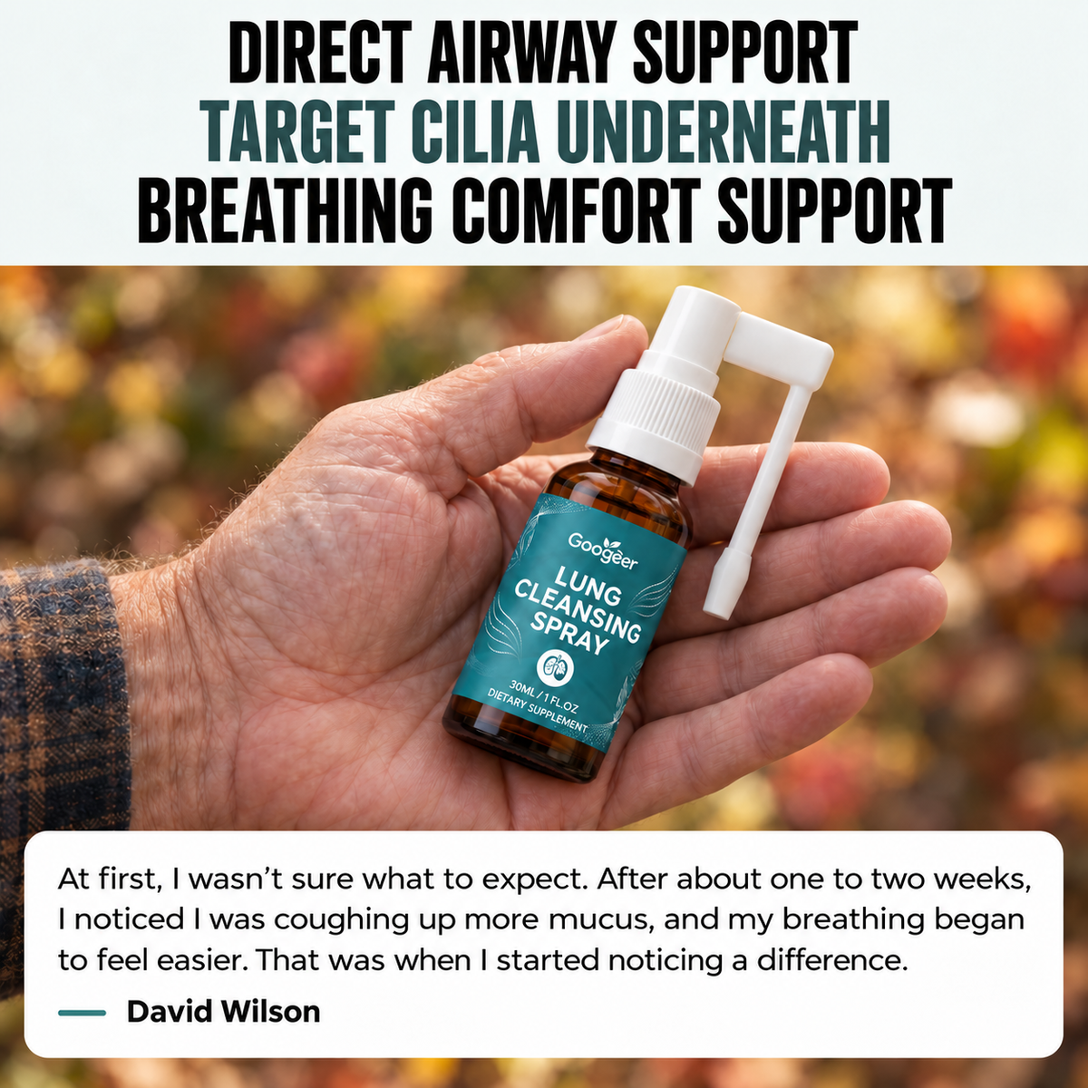 ALUVIOS™ Herbal Lung Cleansing Spray