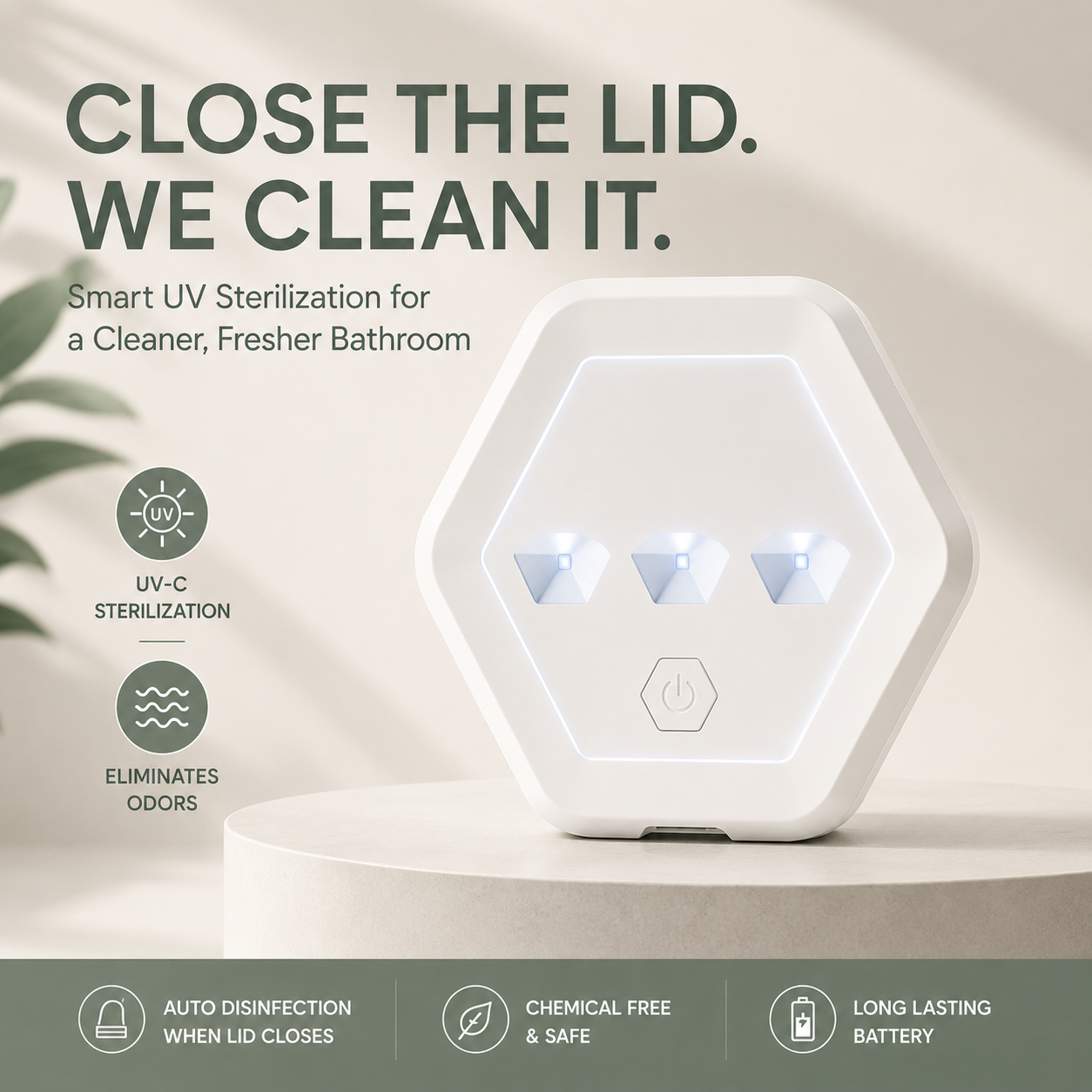 PureLume™ UV-C Toilet Hygiene System
