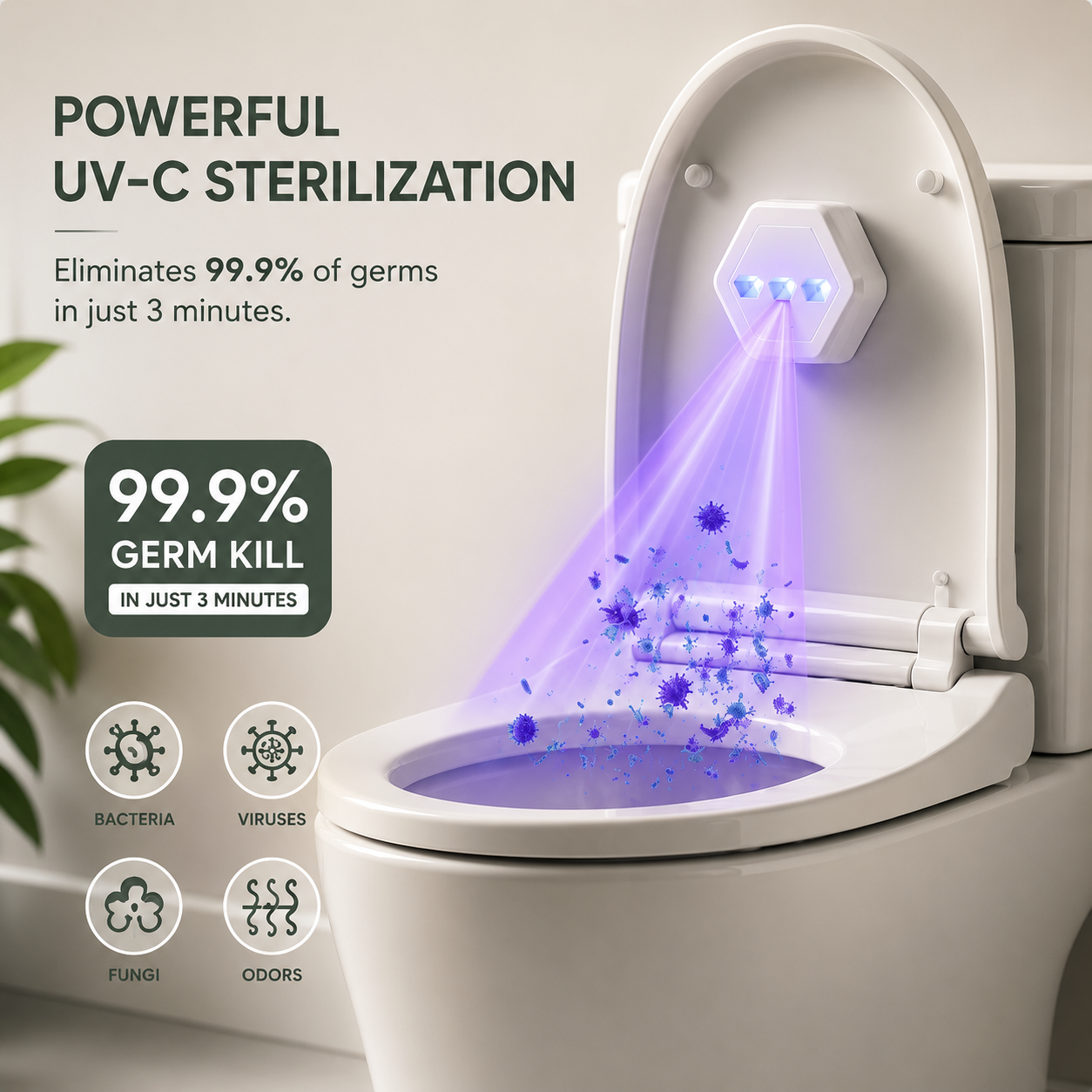 PureLume™ UV-C Toilet Hygiene System